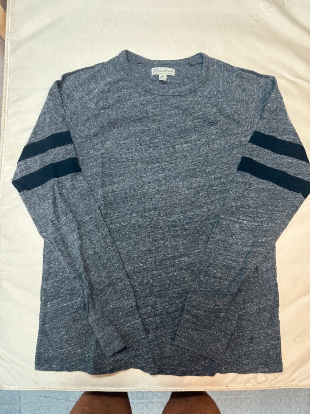 J.Crew Knit Goods Long Sleeve Tees Lot of 2 Size M Slim - Picture 4 of 8